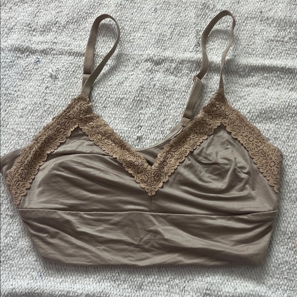 aerie Other - Aerie Tan Lace Bralette